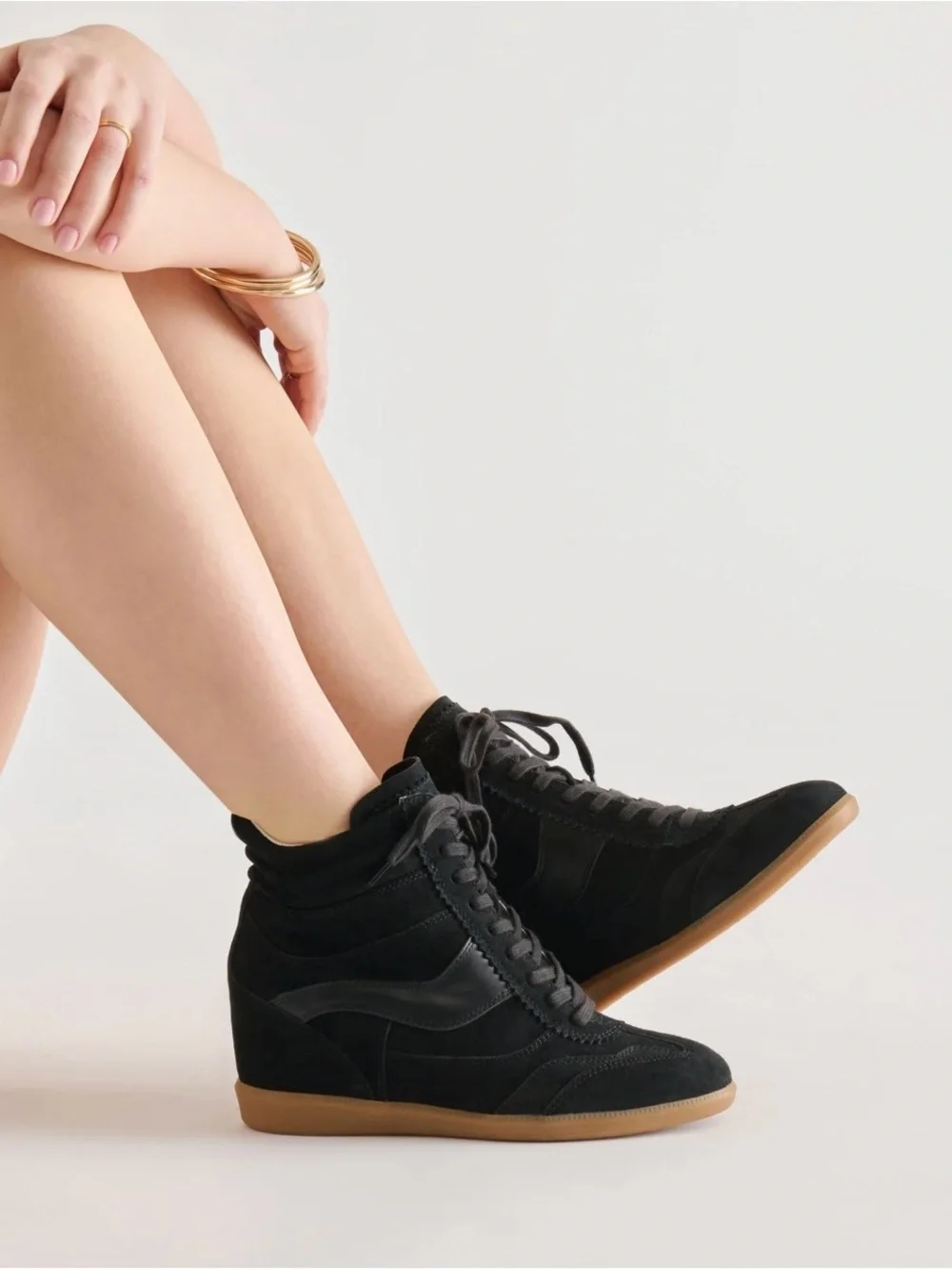 Dolce Vita Issac Onyx Wedge Sneaker